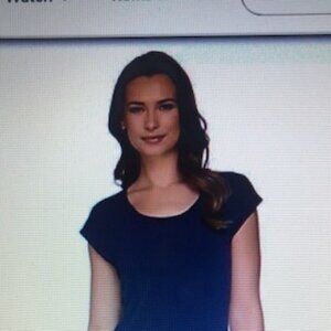 Susan Graver Liquid Knit Cap Sleeve Top - Black 1X